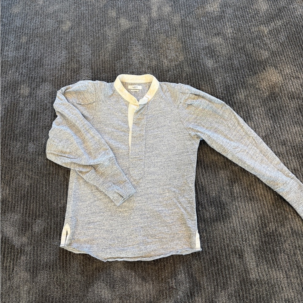 Gray Long Sleeve Women's Top